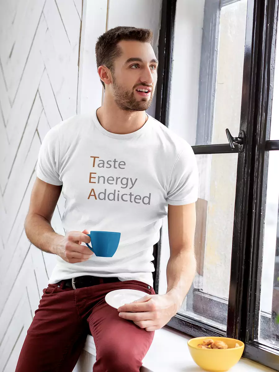 TEA white printed t shirt