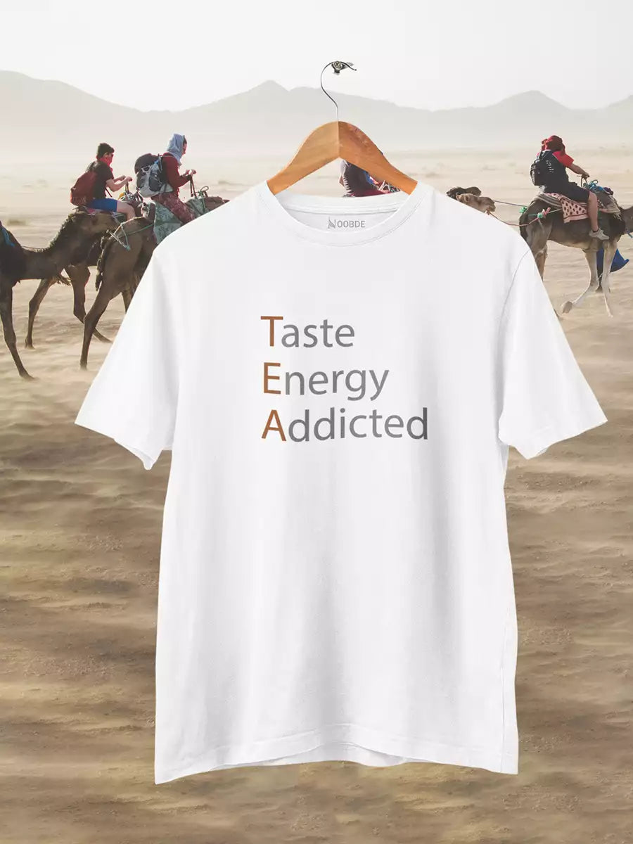 TEA Means White Printed Men’s T-Shirt