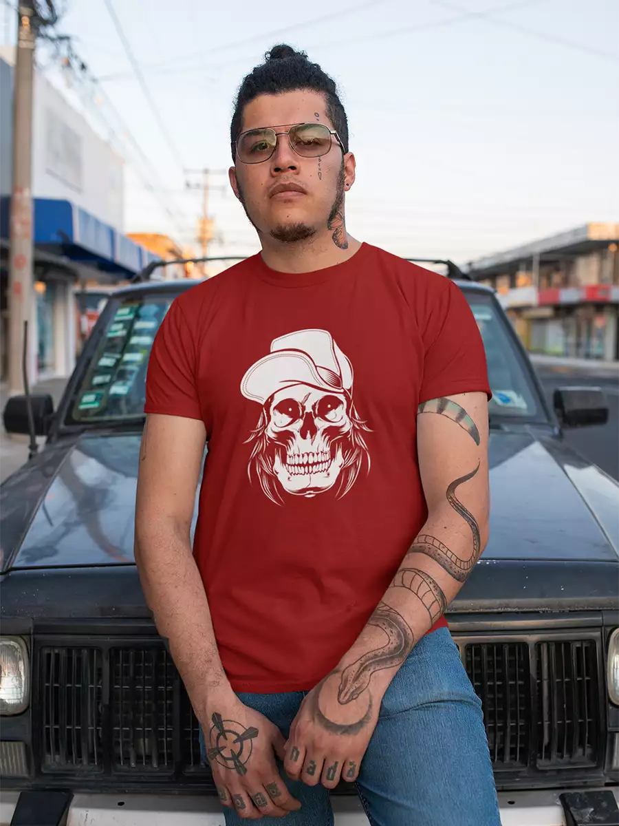 Red Skull T-Shirt for Men
