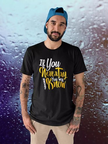 motivational Printed T-Shirt for Men