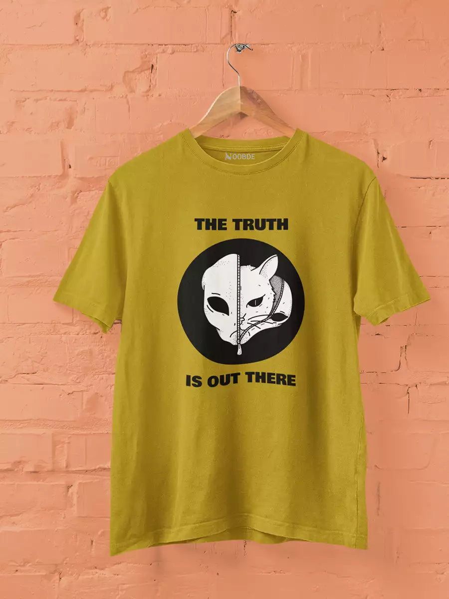 The Truth Is Out There Printed T-Shirt for Men