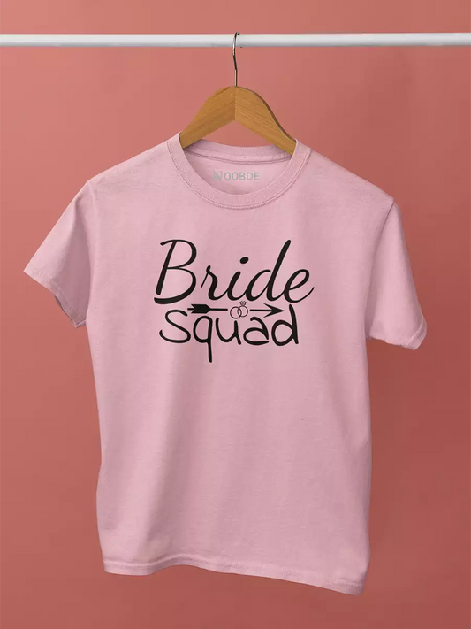 Bride Squad Printed T-Shirt
