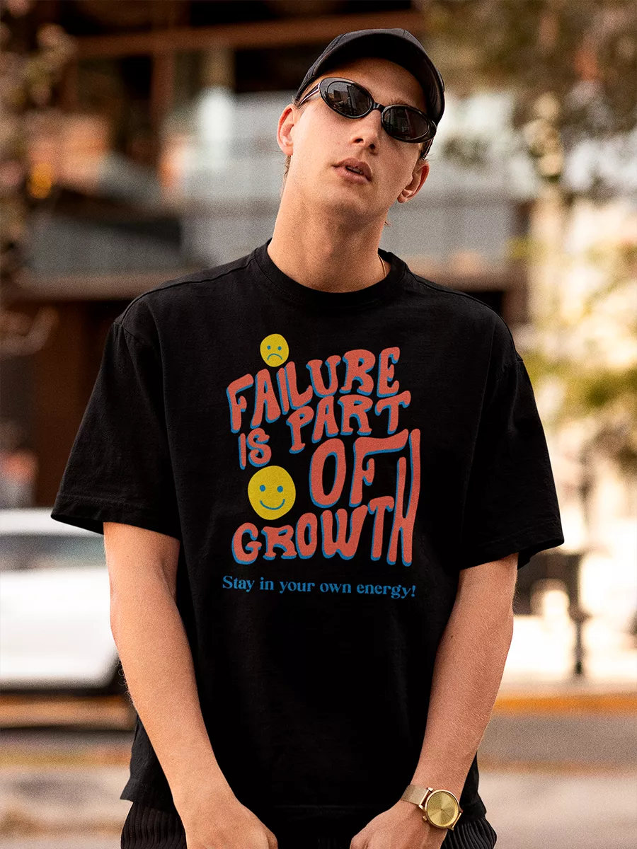 black motivational t shirt for men