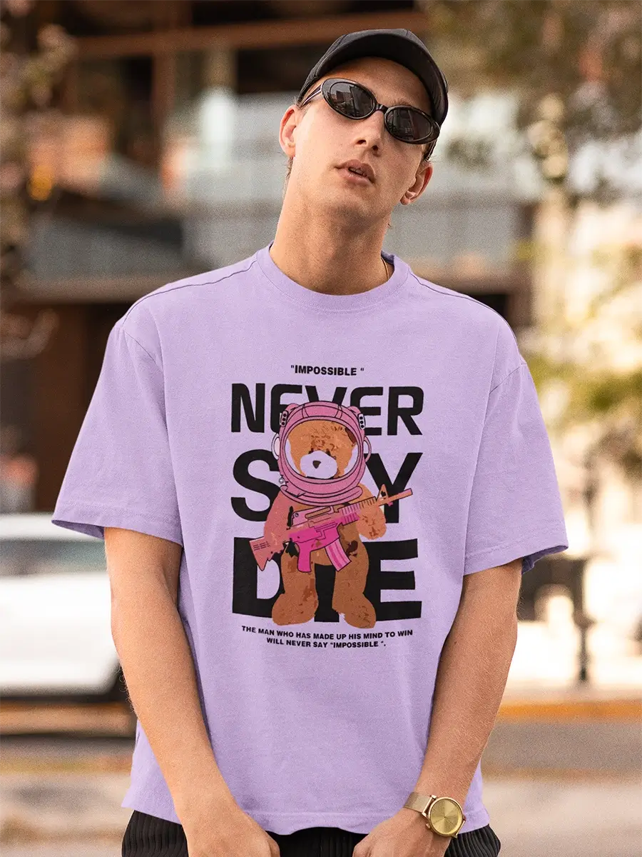 Never Say Die  T-shirt for men