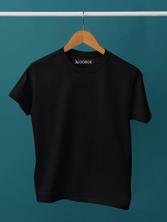 Black | Plain T-Shirt