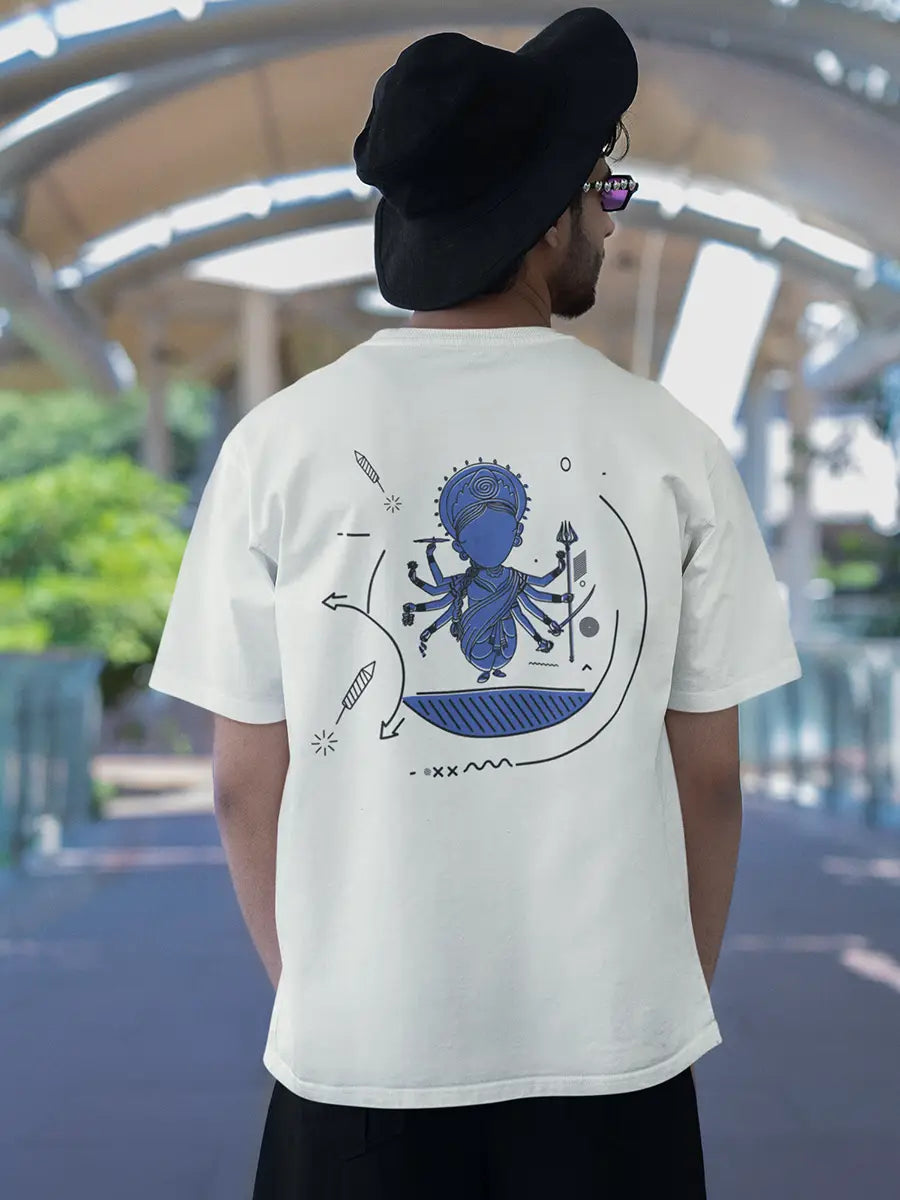 goddess back print t shirt for men