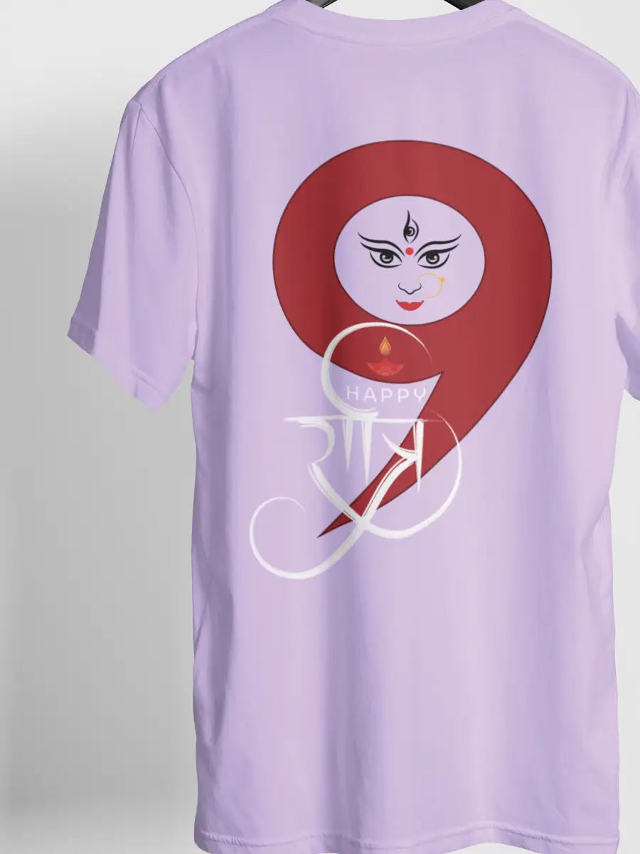 navratri 9 printed t shirt