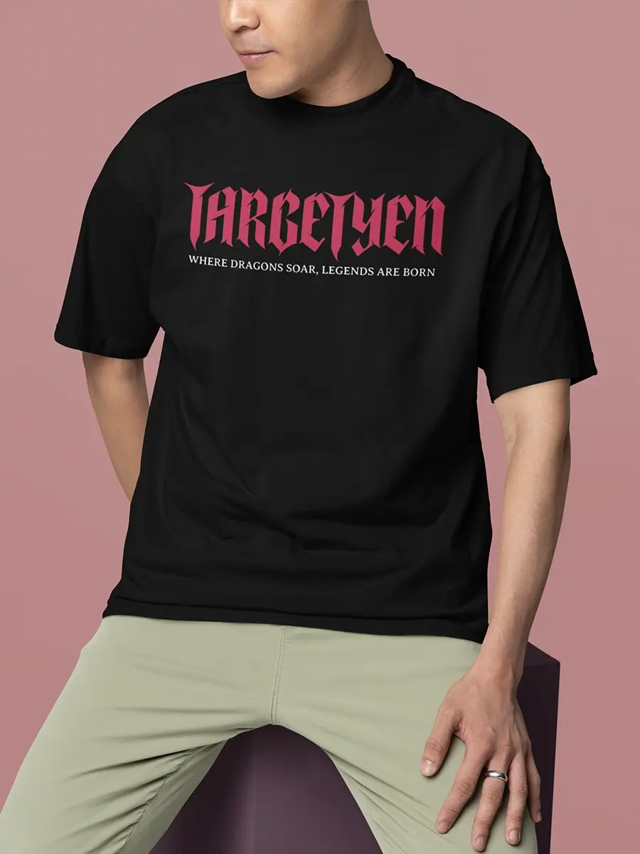 TARGETYEN Black T-shirt for Men