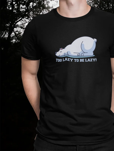 black Printed T-Shirt for Men