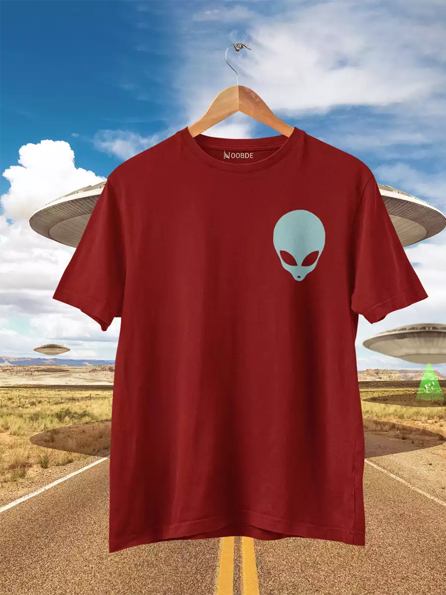 REd Alien logo T-Shirt