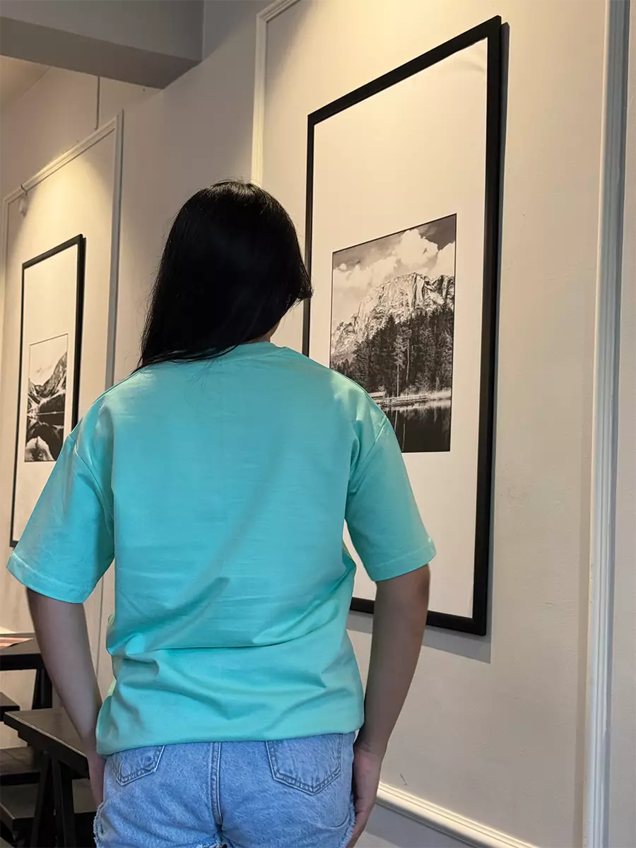 casual mint green t shirt
