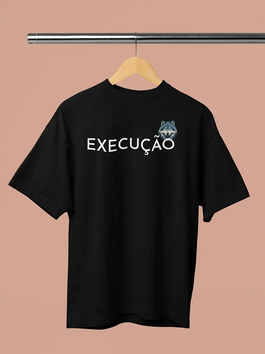 Black execucao T-Shirt for men