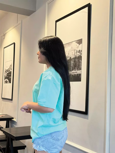 Mint Green | Plain Oversized T-shirt