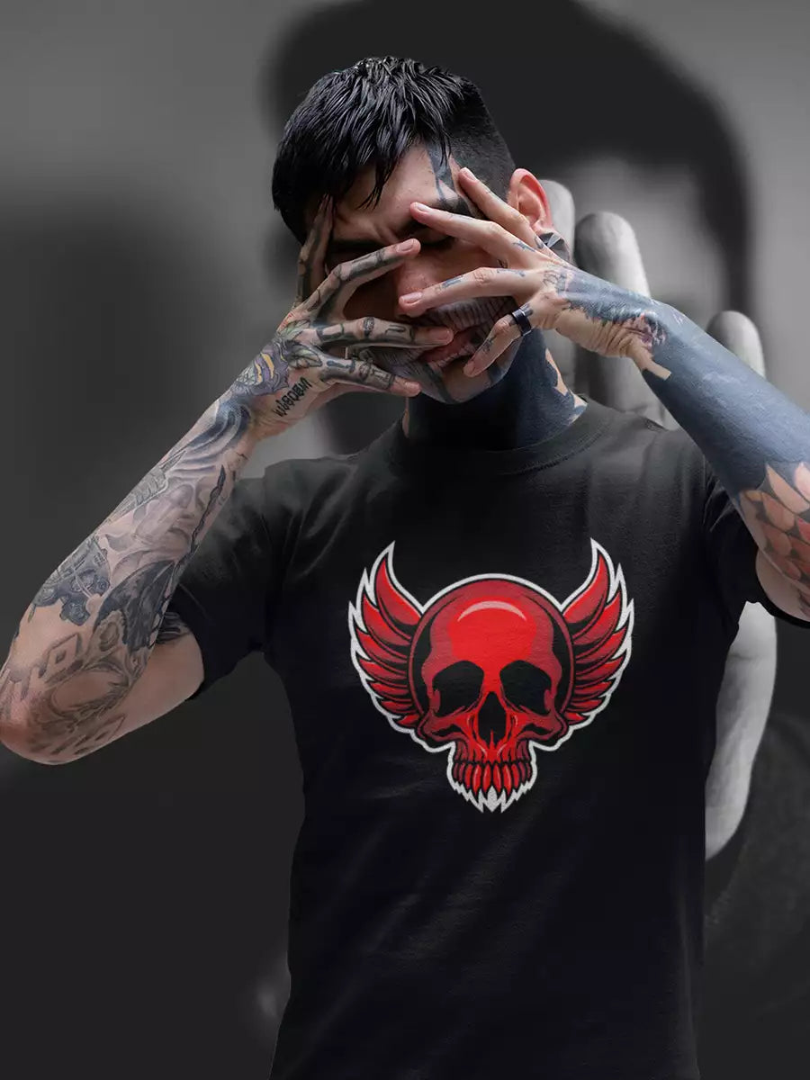 black Skull T-Shirt for Men