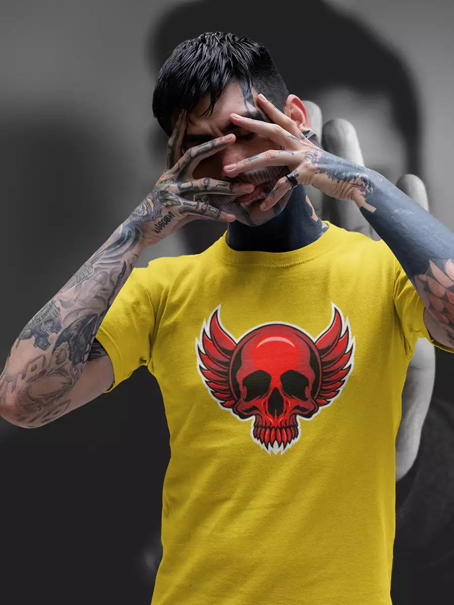 Demon Skull T-Shirt for Men | In 5 Colors