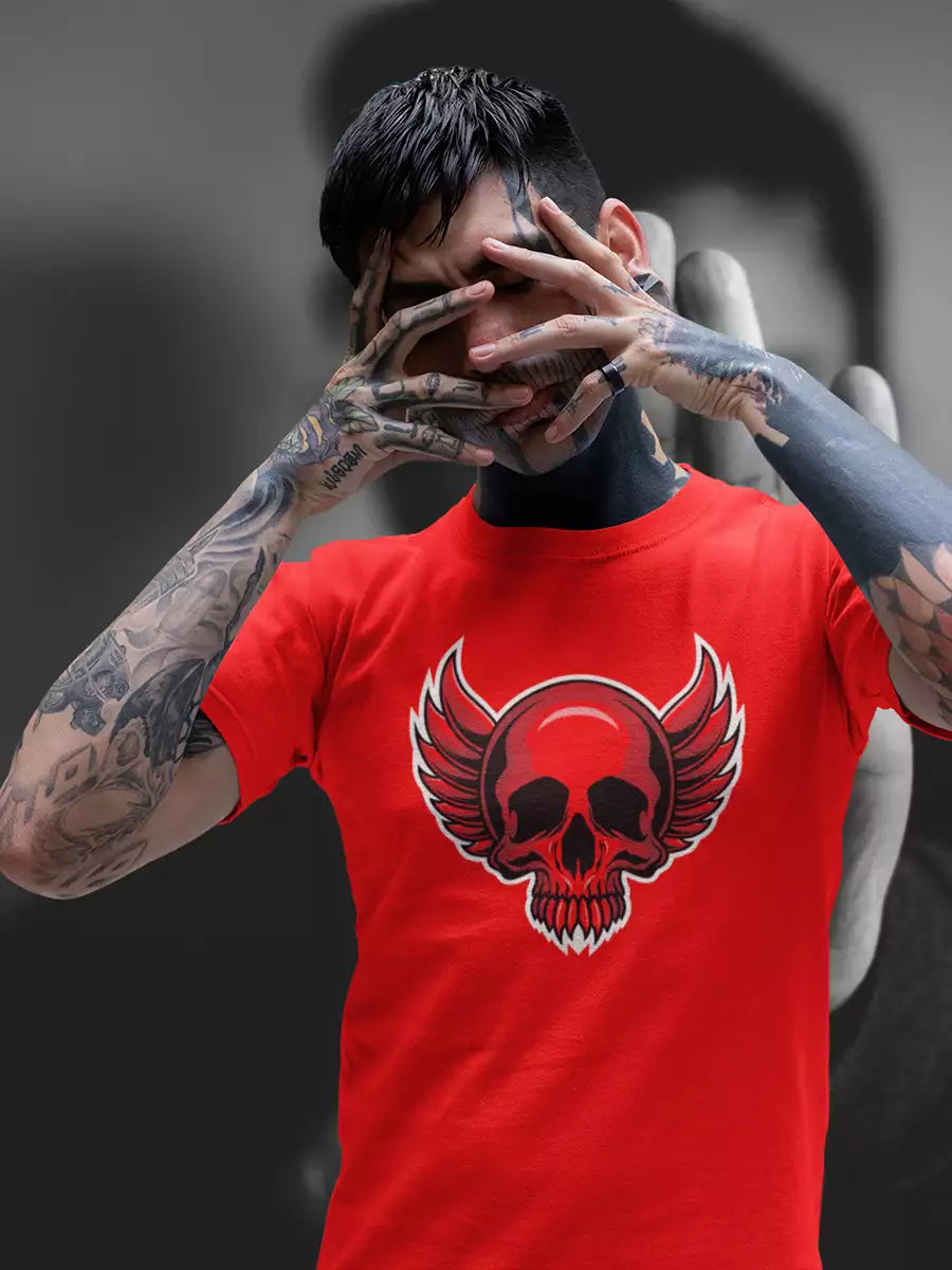 Demon Skull T-Shirt for Men | In 5 Colors