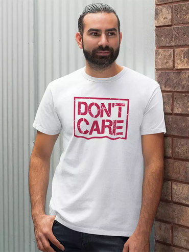DON'T CARE Printed T-Shirt for Men