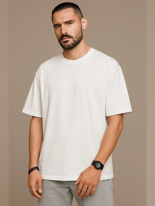 Plain White Oversize T-Shirts for Men