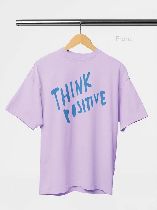 Think Positive Lavender Oversized t-shirt