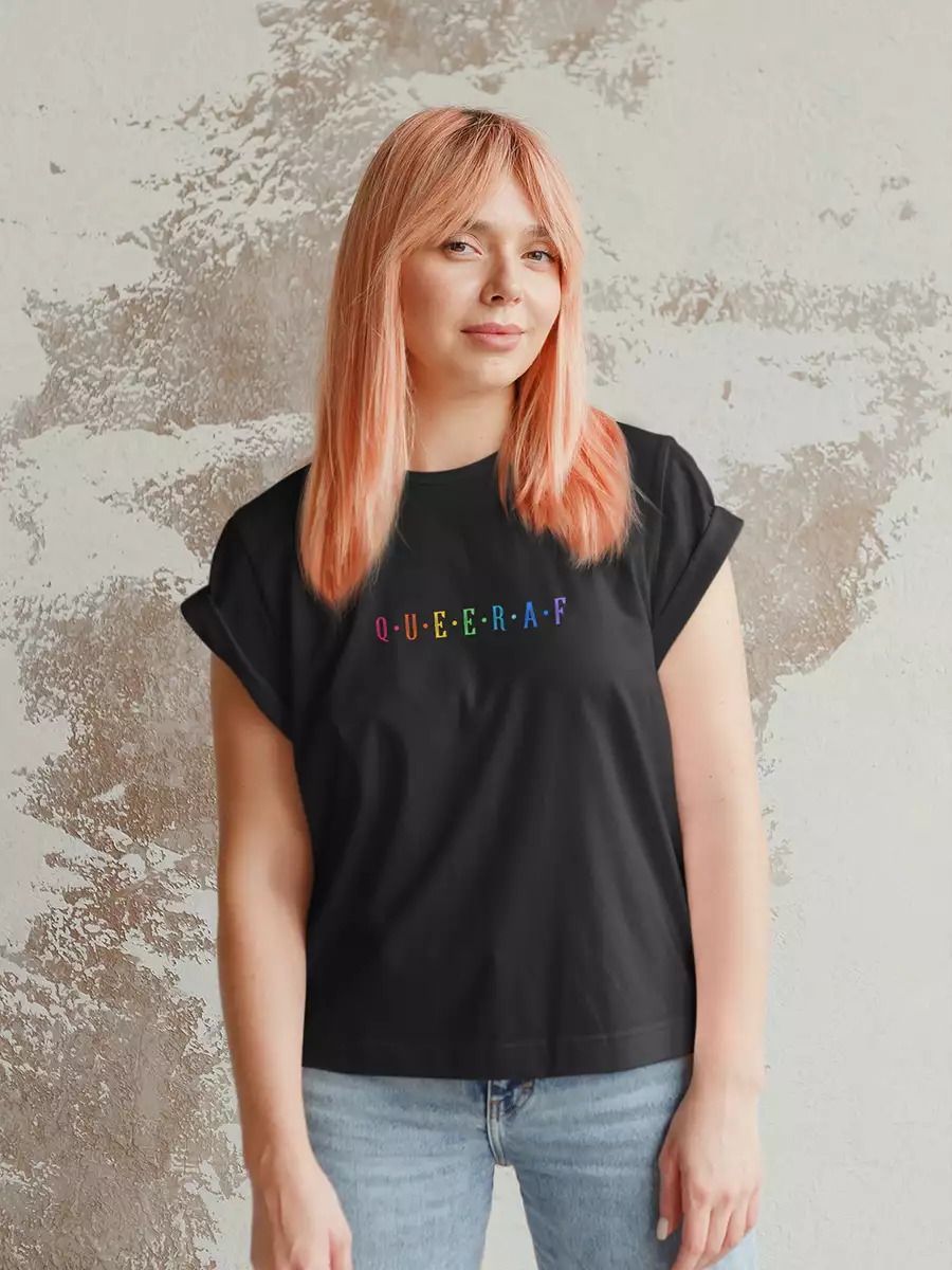 Q.U.E.E.R.A.F | Print T-Shirt
