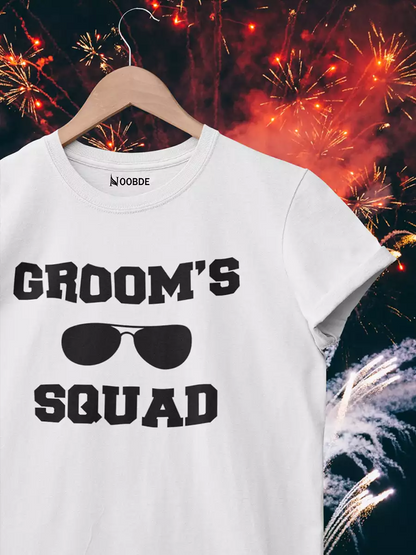 GROOM’S SQUAD Printed T-Shirt for Men