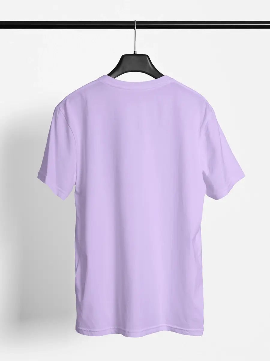 Happiness T-Shirt for Women, lavender, regular fit, happiness graphic detail – NOOBDE