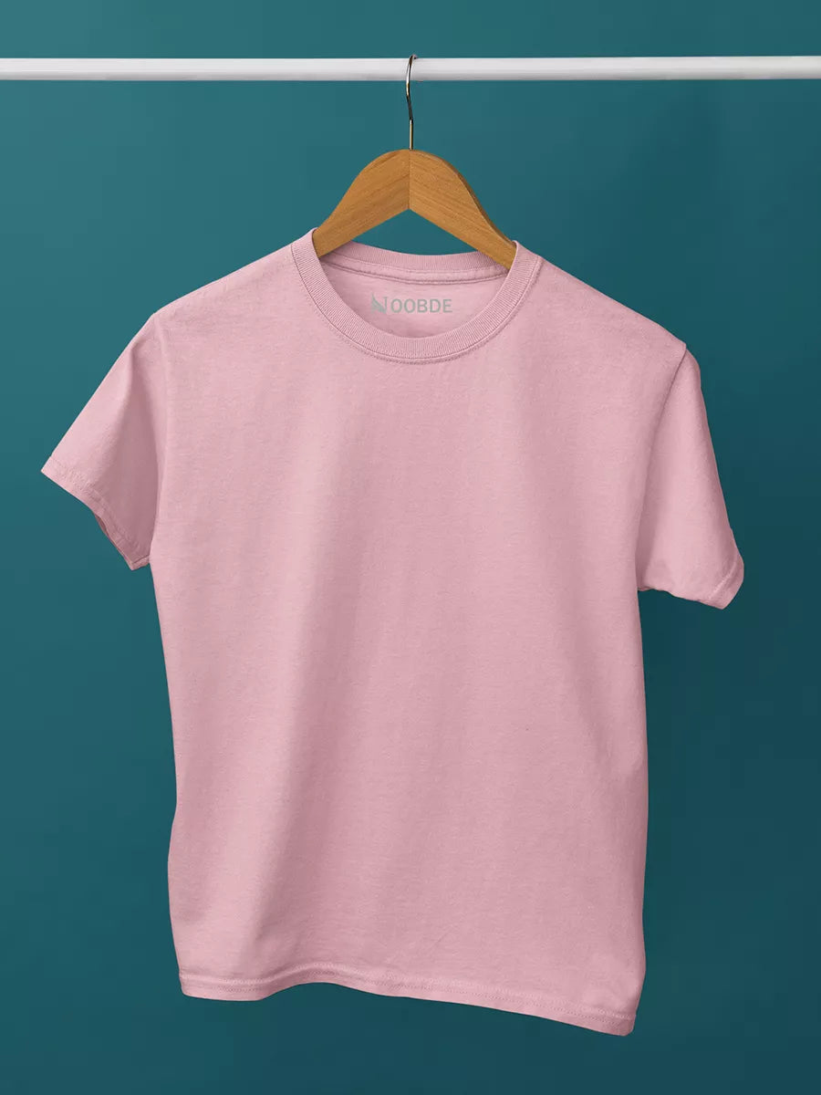 Onion Pink  Plain T-Shirt 