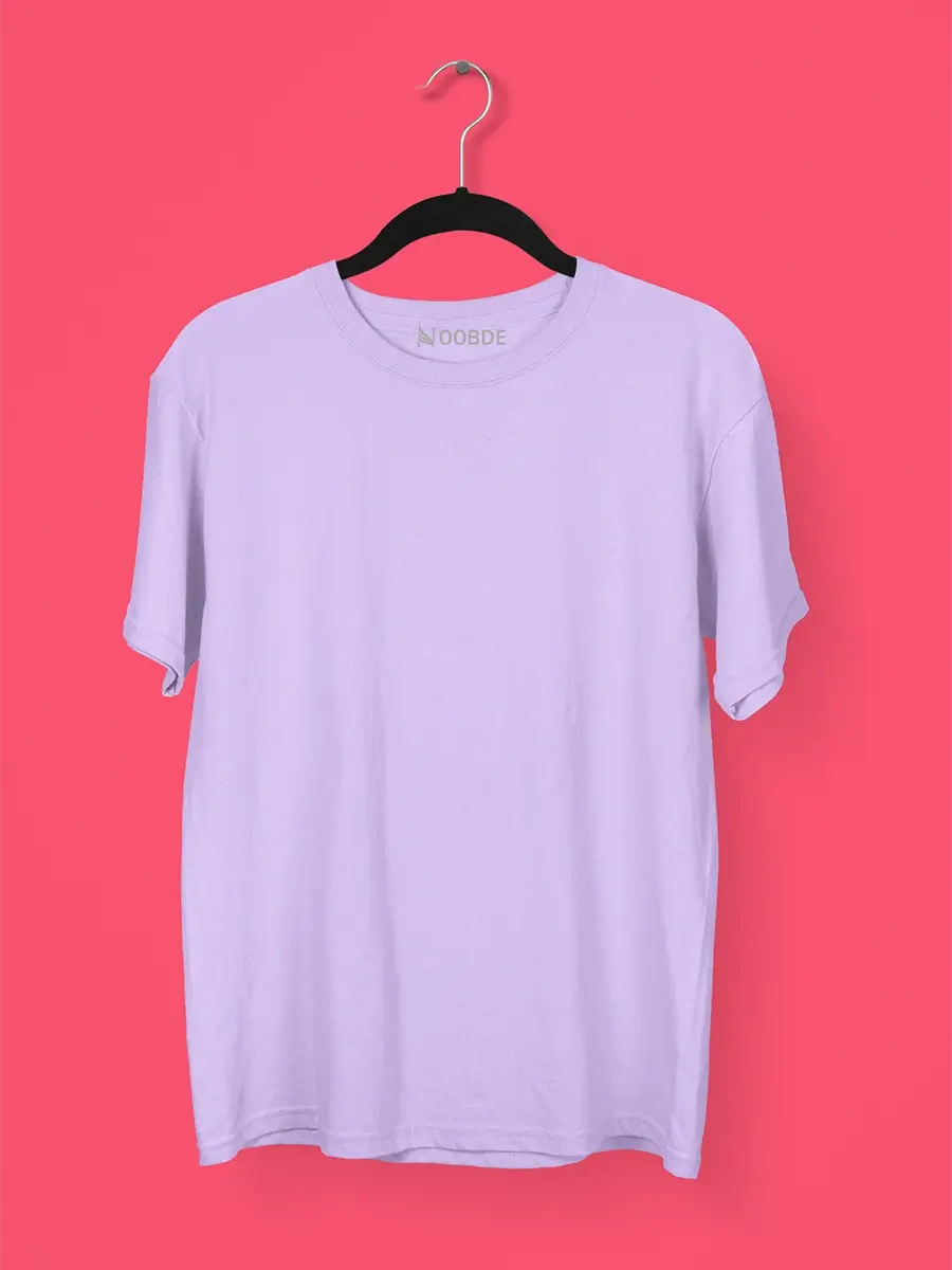 Lavender Plain t shirt 
