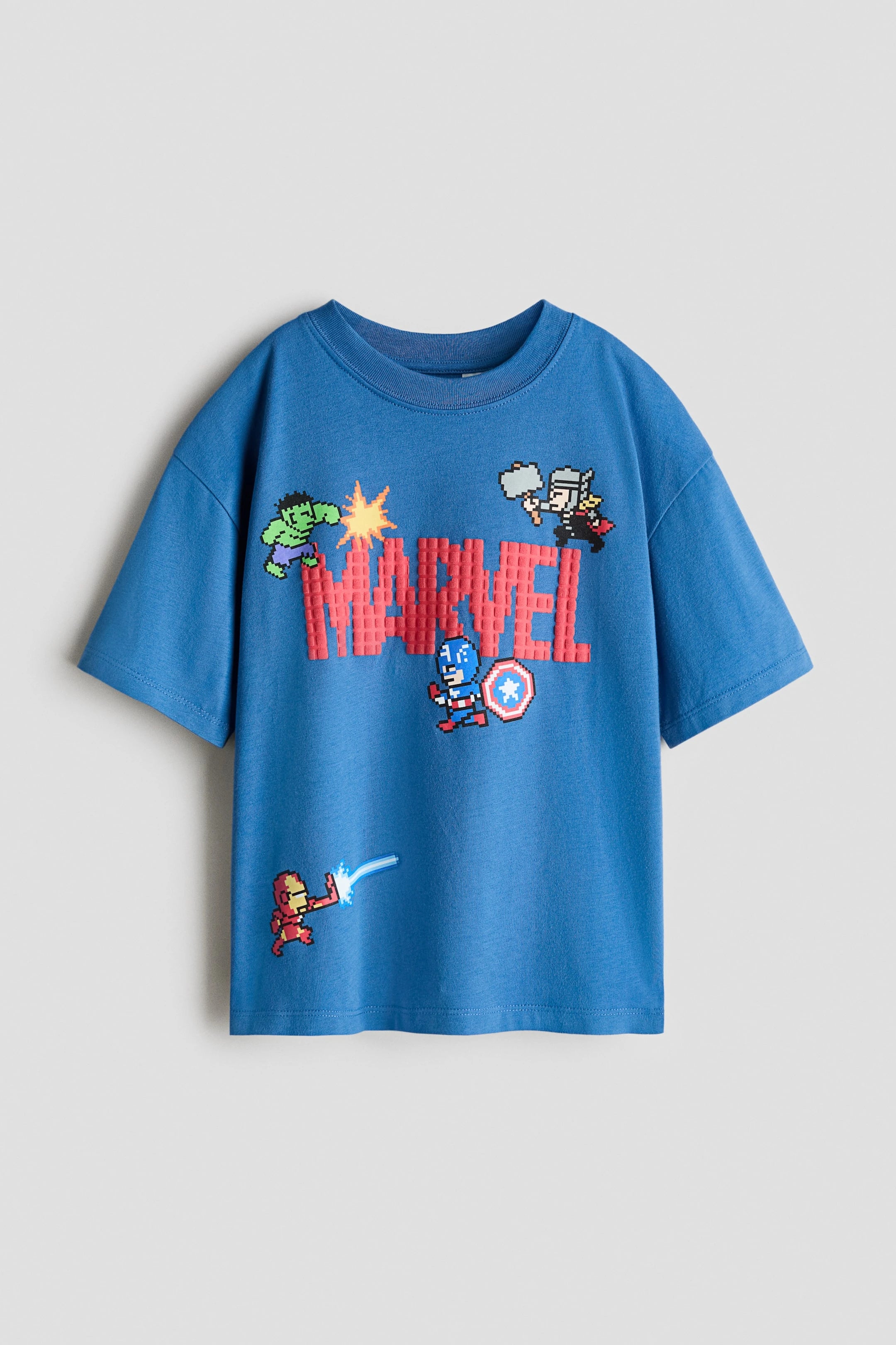 Oversized printed T-shirt-Marvel