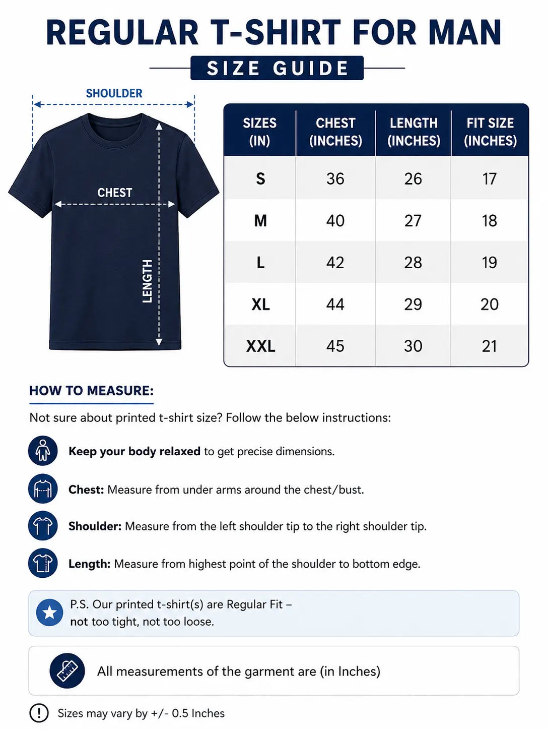 Noobde Inferno Bull Graphic T-Shirt size guide