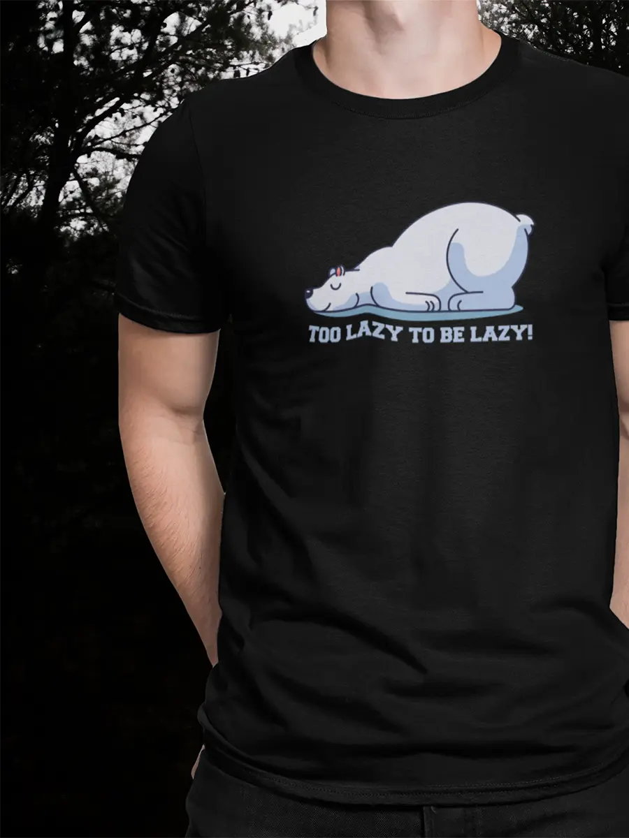black Printed T-Shirt for Men