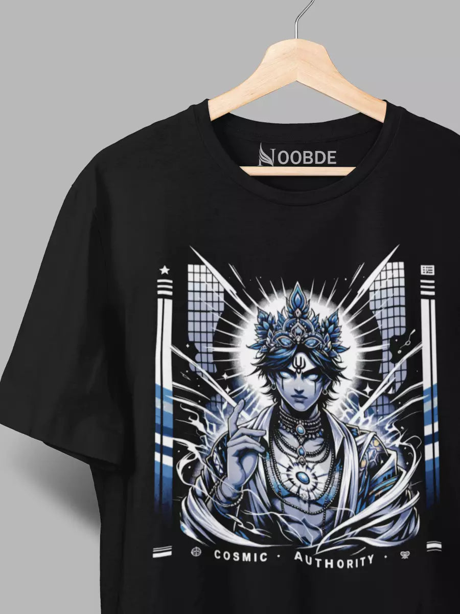 black cosmic t shirt 