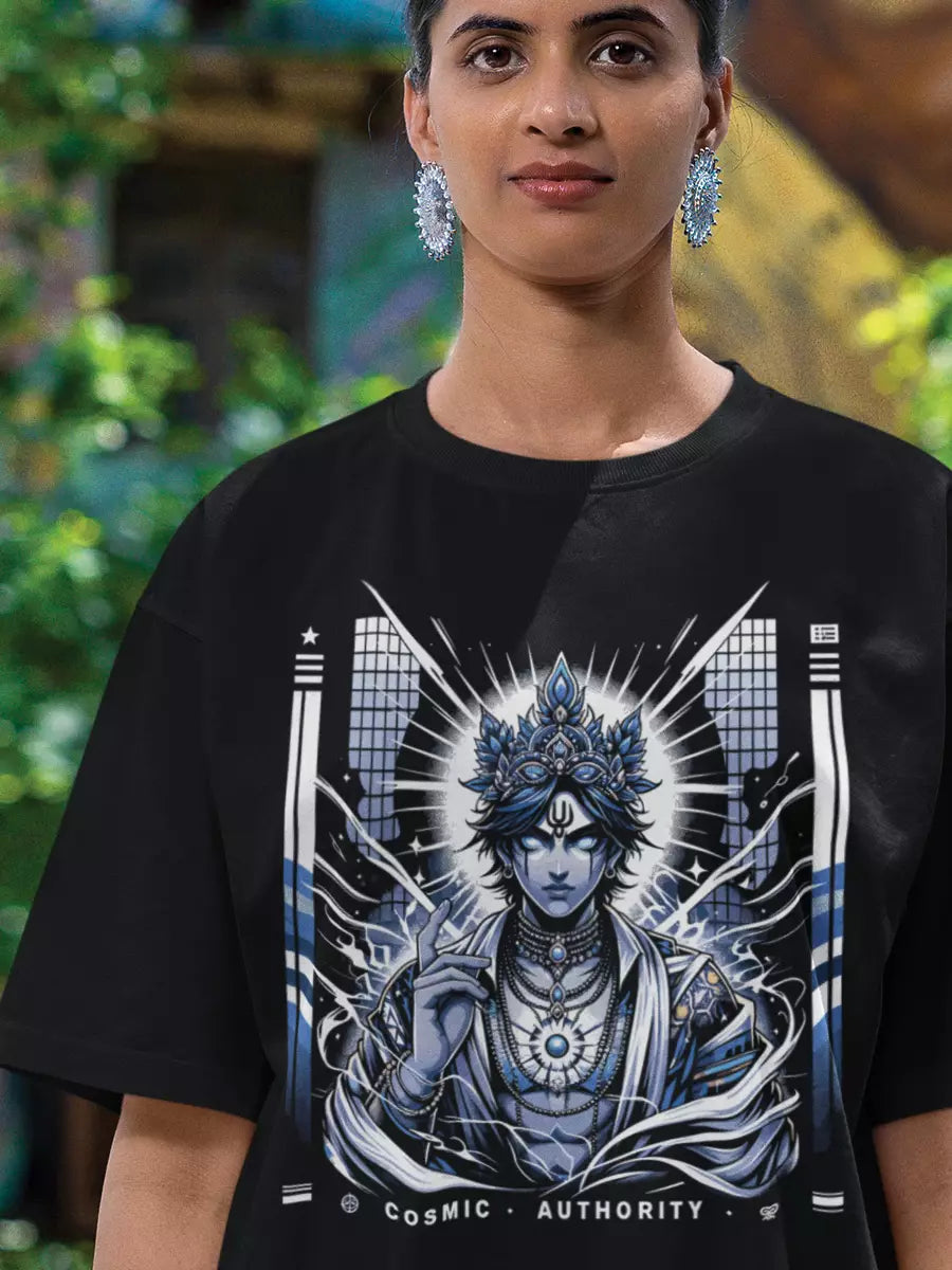 Cosmic Goddess printed t shirt 