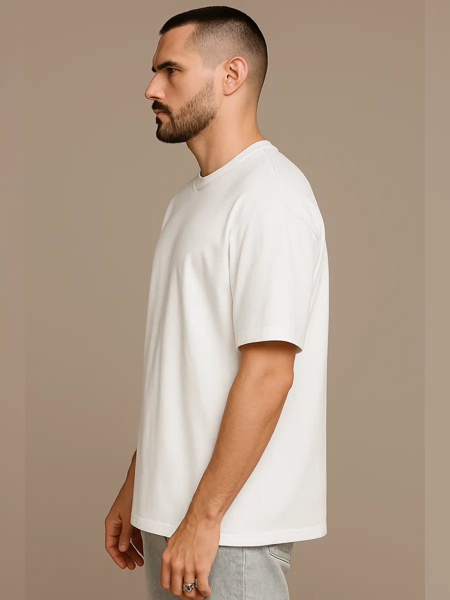 Plain White Oversize T-Shirts for Men