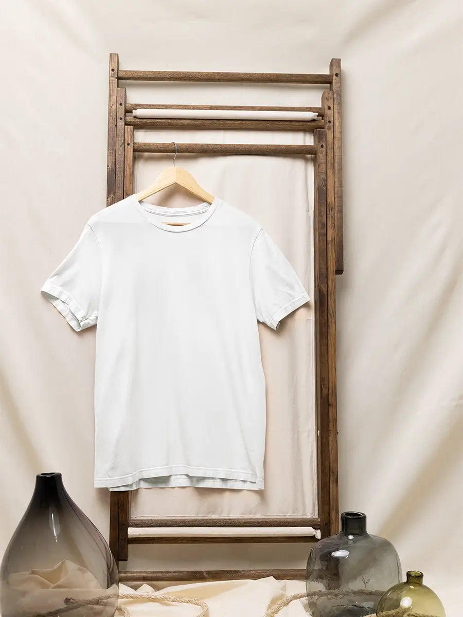  White Plain Oversized T-shirt for Women