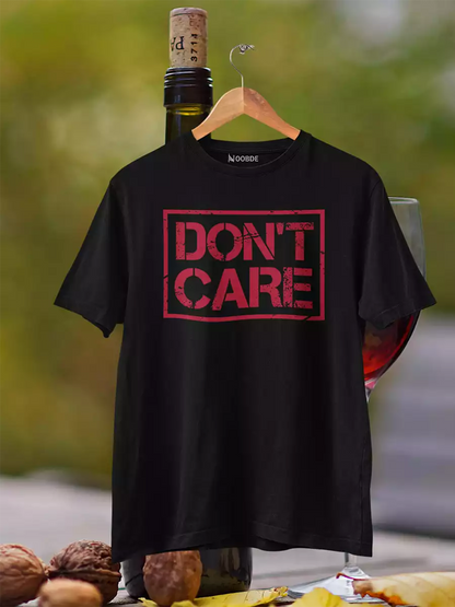DON'T CARE Printed T-Shirt for Men